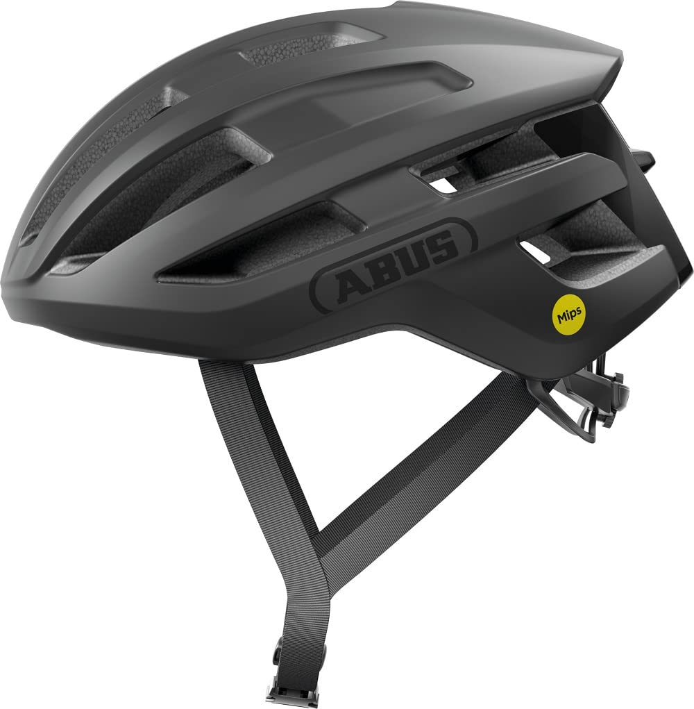 ABUS Rennradhelm PowerDome MIPS - Leichter Fahrradhelm mit cleverem Beluftungssystem und Aufprallschutz - Made in Italy - fur Damen und Herren