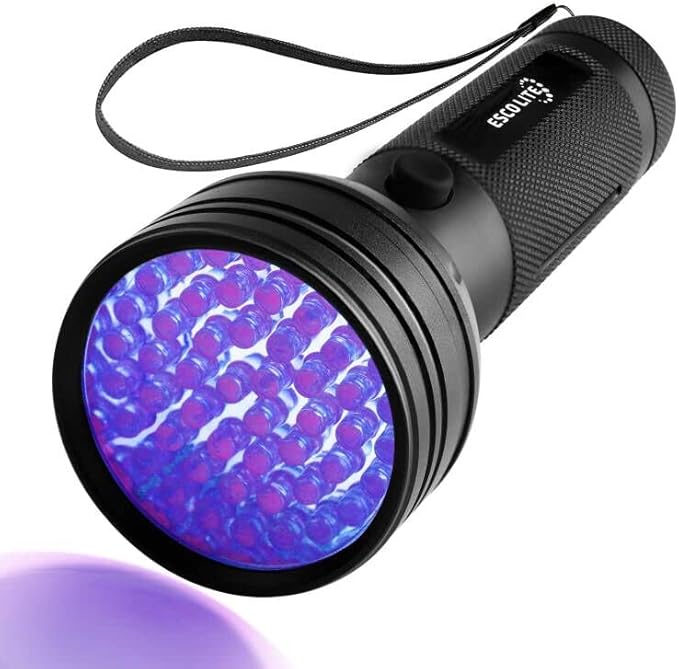 黑光 uv 手电筒,esco lite uv 灯 2018 *版 51 led 紫外线黑光手电筒