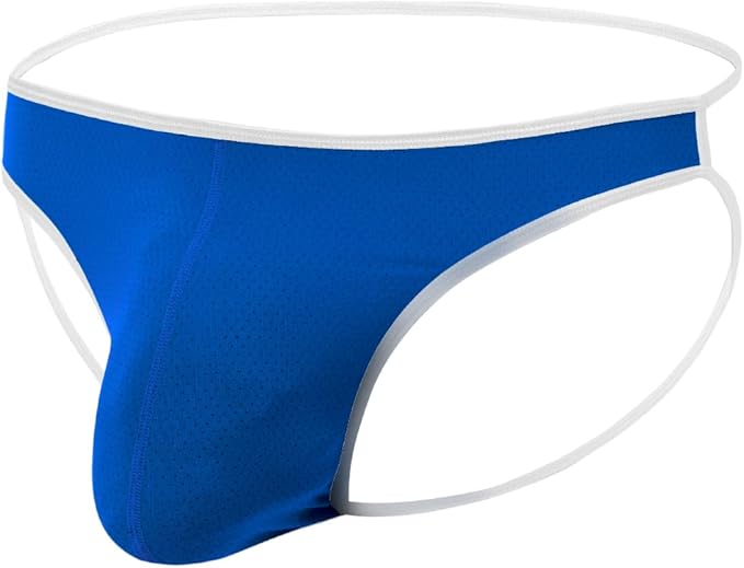 zonbailon 男式束带内裤低腰性感凸起袋 g 细细网眼内裤