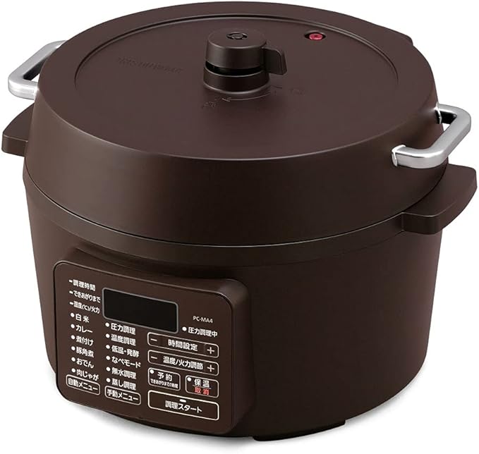 iris ohyama 爱丽思欧雅玛 电压力锅4.0升 pc-ma4-t 可可棕色 需配变