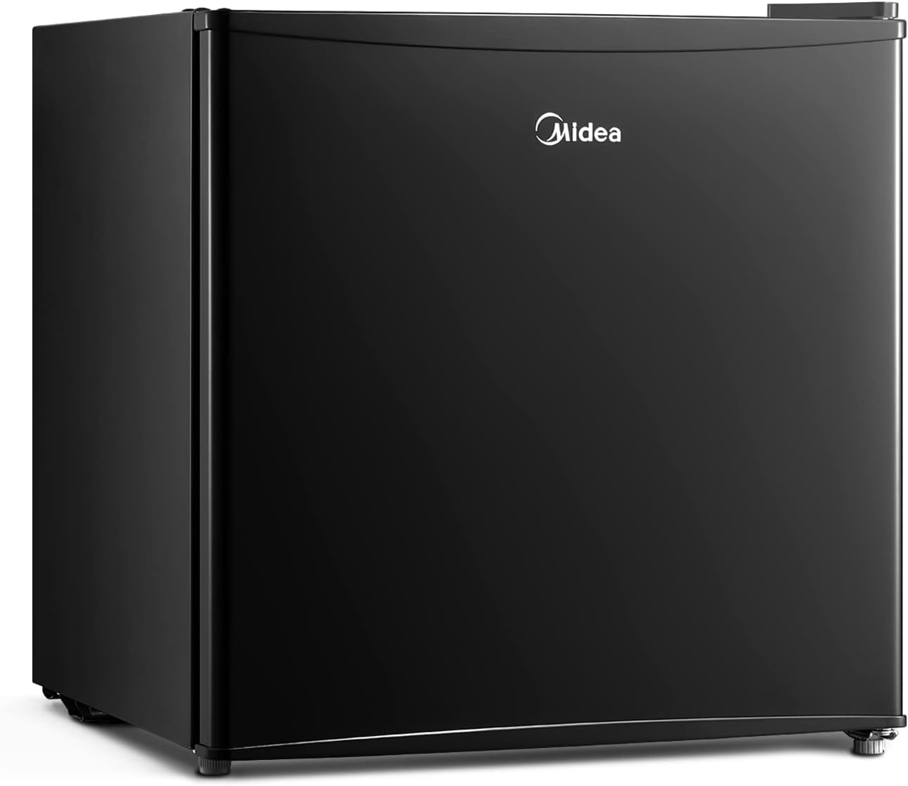 Midea WHS65LB1 Compact Refrigerator, 1.6 Cubic Feet, Black 需配变压器 亚马逊