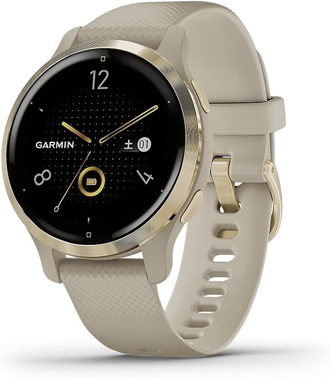 garmin 佳明 智能手表 gps venu 2s light sand / light gold【日本