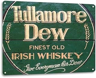 saraheve tullamore dew 爱尔兰威士忌标志复古墙壁装饰酒吧人洞金属