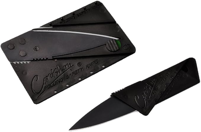 唐伯兔 国产信用卡刀卡片式折叠刀具军刀野外生存随身带应急求生工具