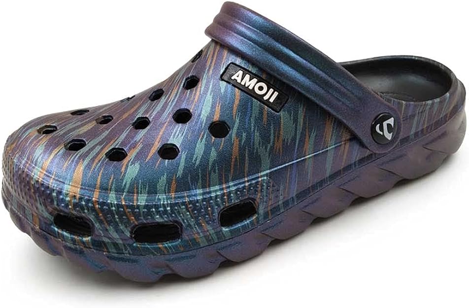 amoji 中性款花园木底鞋女鞋