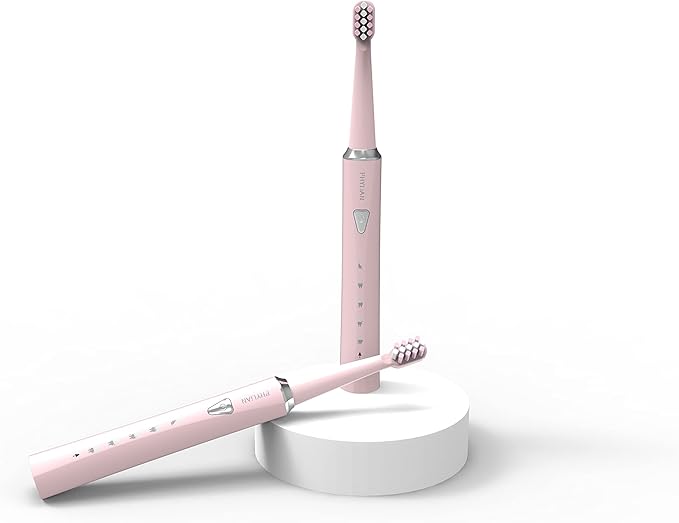 sonic 成人电动牙刷 - 可充电*牙刷,带 8 个杜邦刷头,5 种模式,3 小时