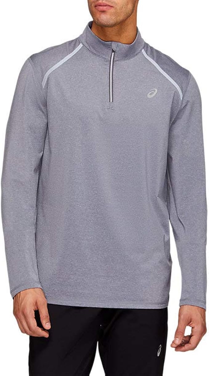 asics thermopolis 男士半拉链跑步服