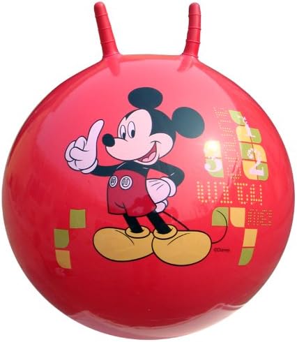 disney 迪士尼 伊诺特 22寸加大号羊角球跳跳球红色 皮球55cm