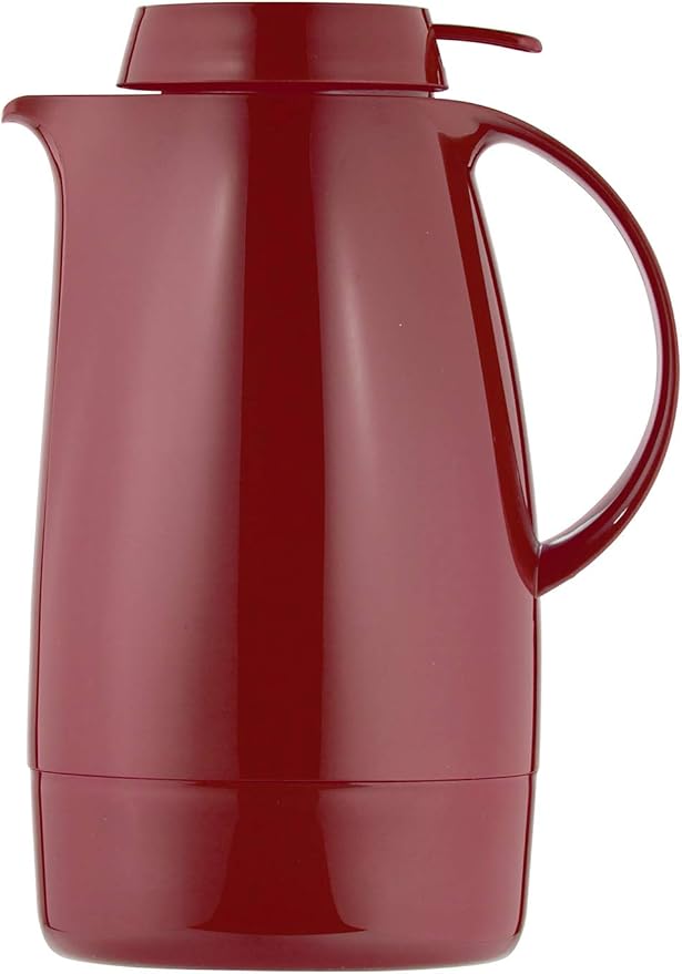 利快heliosservitherm瑟维斯指按式红色保温壶1.3l(德国进口)