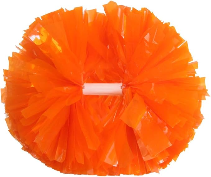 hooshing 2 件装啦啦队绒球,带指挥棒手柄彩虹彩色啦啦队绒球,适合