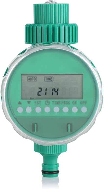 花园水定时器 自动电动数字花园灌溉计时器浇水系统智能花洒控制器 亚马逊中国 家居装修