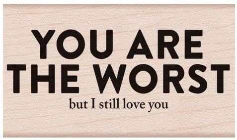 hero arts g6285 木块印章,snarky love you