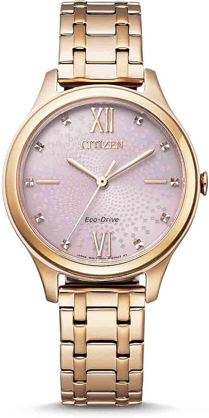 citizen西铁城光动能女士钢带手表