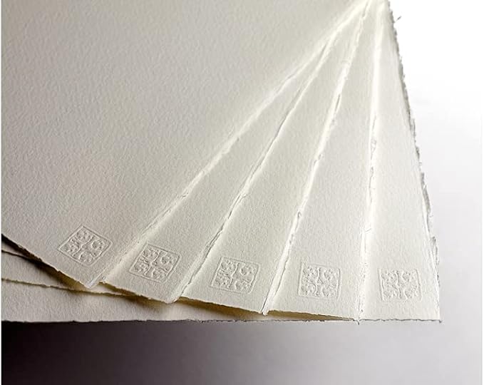 20 张 saunders waterford 300gsm (150lbs) 不是 1/4 英制(28x38cm