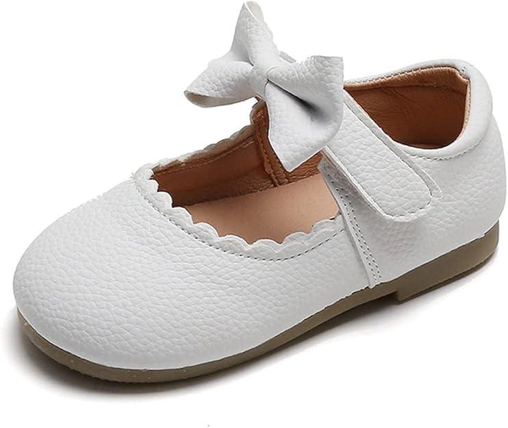 timatego 婴儿女童玛丽珍平底鞋t 型绑带学校制服公主婚礼派对礼服