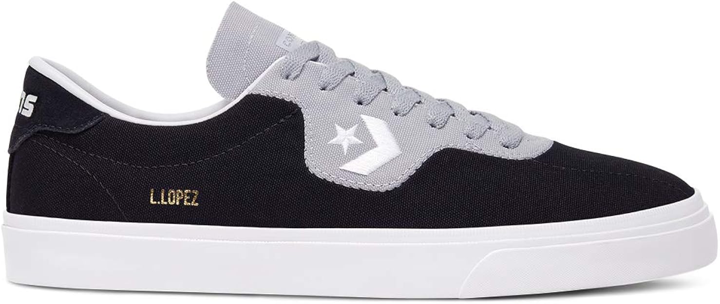 converse 匡威 中性 cons louie lopez pro 低帮 黑色/狼灰色/白色