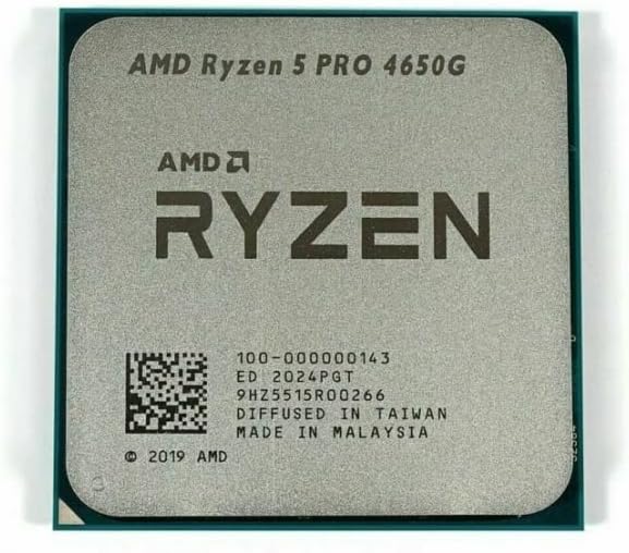 cuk amd ryzen 5 pro 4650g 六核台式机处理器(托盘),带id-cooling dk