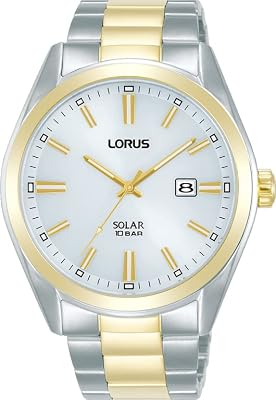 seiko 精工 男士指针式石英手表,带金属表带 rx336ax9, 多色, 手链
