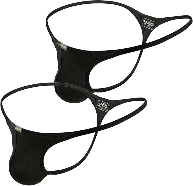 chaogii 男士丁字裤内裤 g 弦凸起袋比基尼 t 型后背内裤低腰内裤