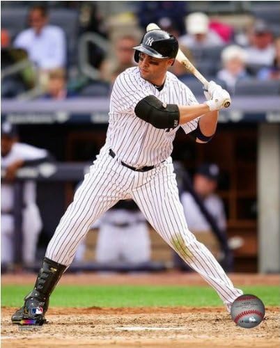 mlb 卡洛斯·贝尔特兰纽约洋基队 2014 动作照片(尺寸:20.32 cm x 25.