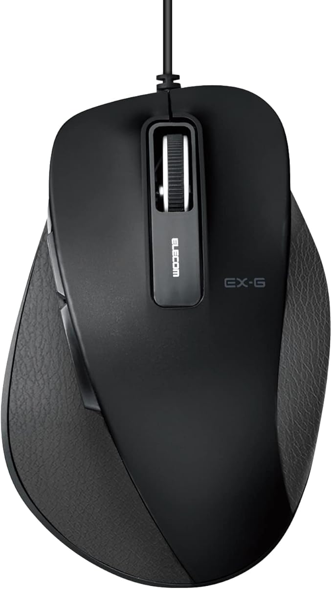 exg 有线鼠标 5 个按钮 蓝色 led 少点击噪音鼠标 / 人体工学设计