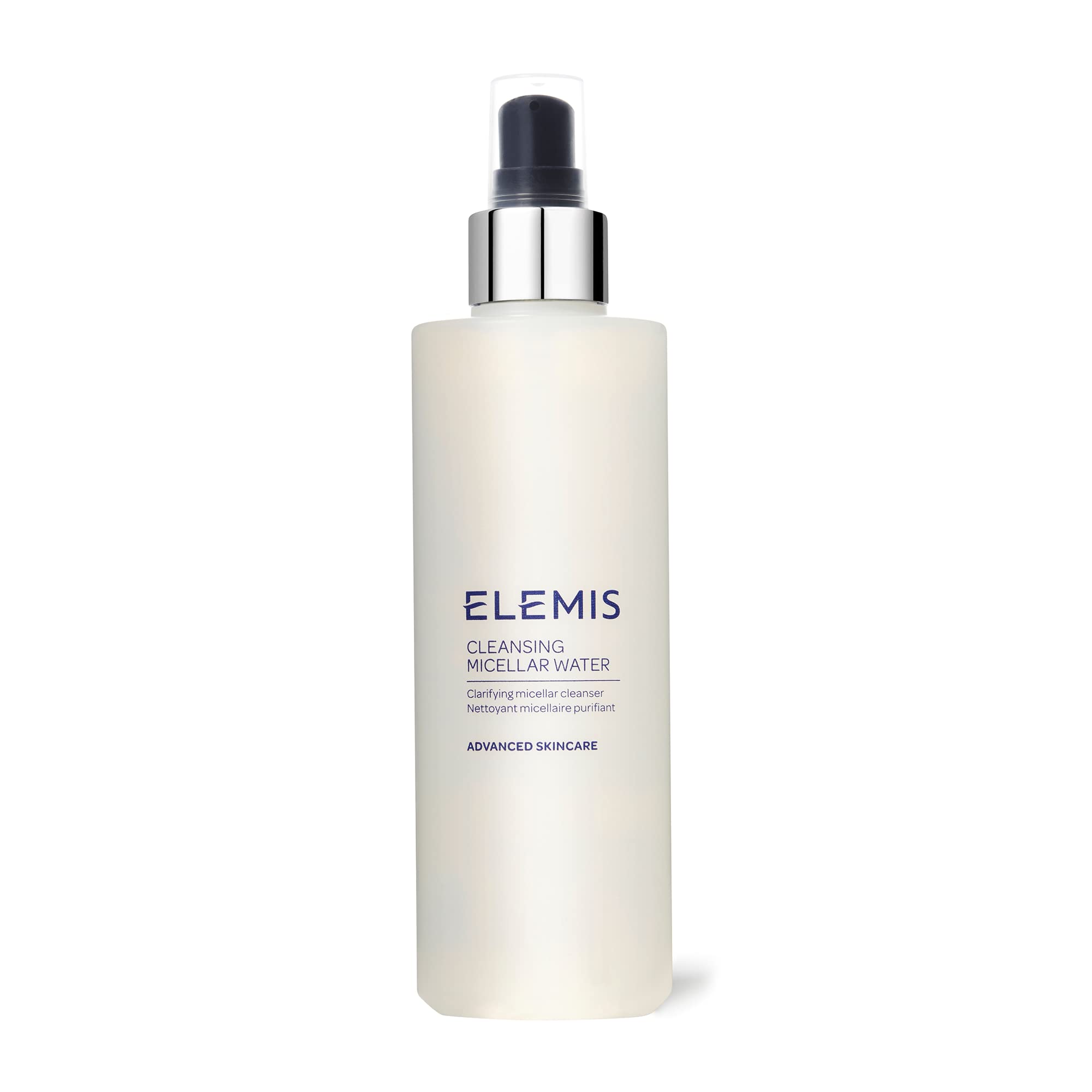 ELEMIS Cleansing micelle Water, Clarifying cleanser to remove cosmetics and impurities, Soothing micelle Water infused with English Rose and chamomile to purify, refreshing and cleansing skin, 200ml