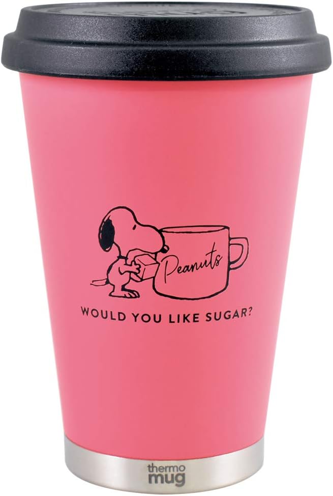 史努比 不锈钢99移动杯 《花生99膳魔师(peanuts thermo mug)》