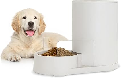 Sfozstra 自动宠物狗喂食器 重力狗猫喂食器 3 5 升干粮分配器 适用于猫和小犬 带防抓挡板 食物喂食器 亚马逊中国 宠物用品