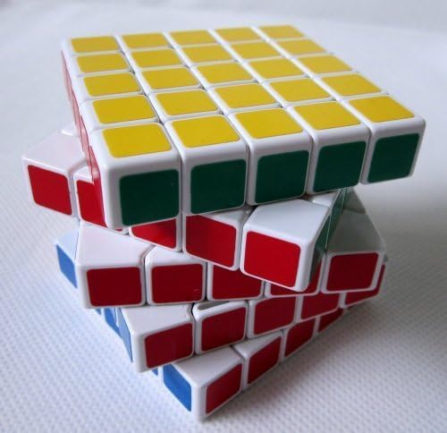 shengshou 5 x 5 v iii speed 魔方拼图,6.5 cm,白色