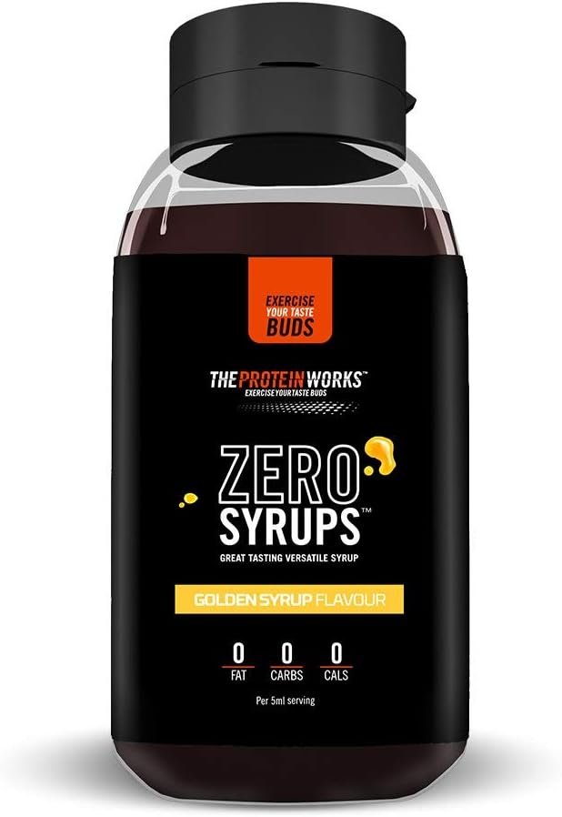 the protein works zero calorie syrups, golden syrup, 600 ml
