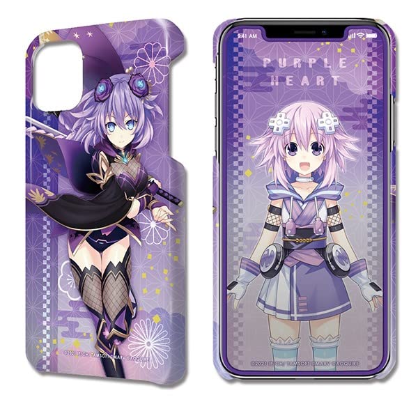 Moriran Ninjninjas vs. Neptune Girls Loud iPhone Case & Protective Pad Dessert Jacket iPhone 12/12 Pro Purple Heart DJGA-N012-m01