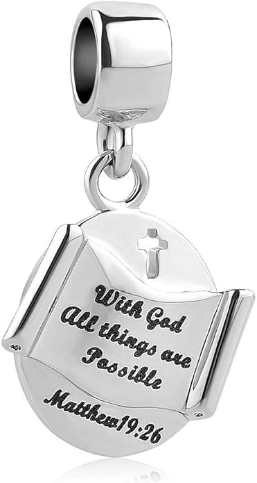 candycharms 十字架饰品 圣经文宗教串珠欧洲手链