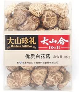 大山合白花菇干货庆元土特产椴木香菇礼品300g 食品 亚马逊中国