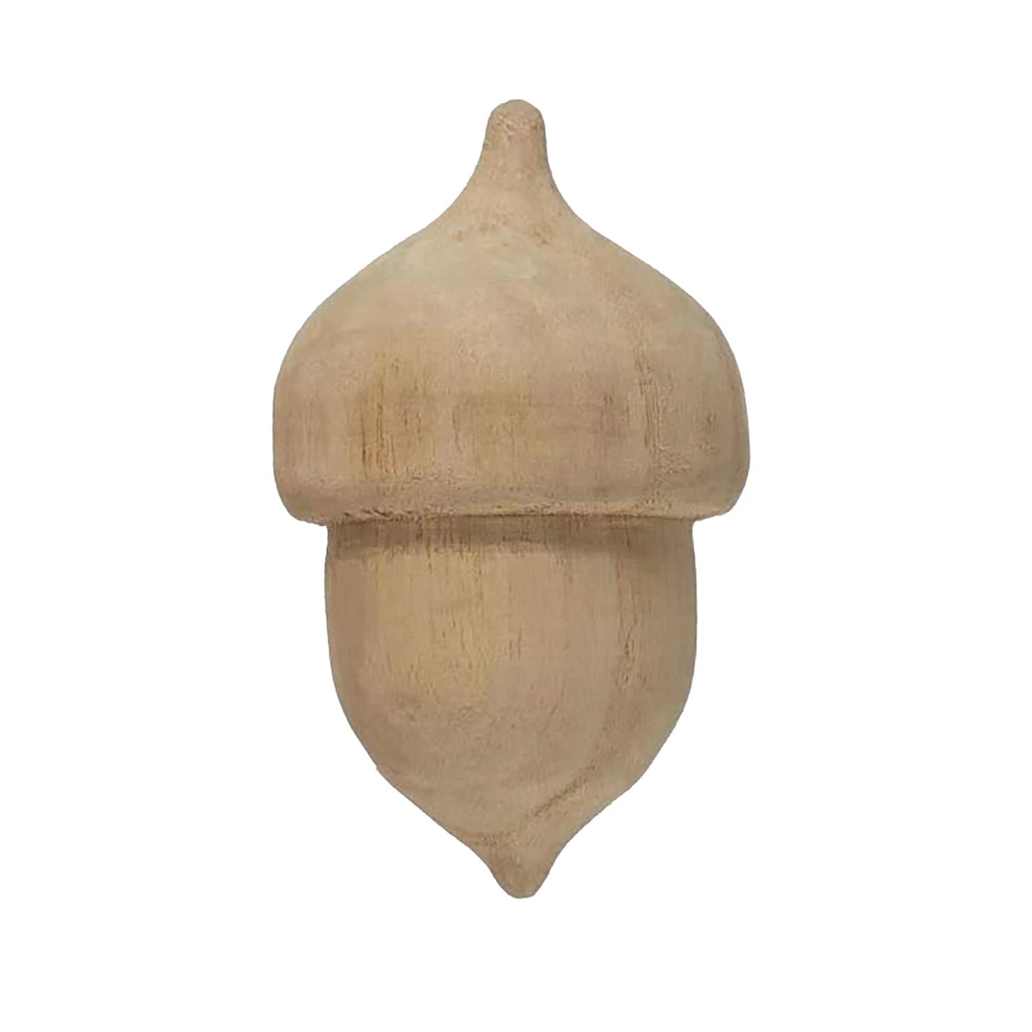 Creative Co-Op paulownia acorn wall hook