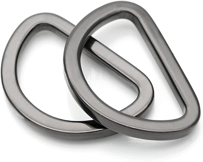 craftmemore d 形环钱包环扁平 d 形环重型物品袋皮带织带 10 件 1.