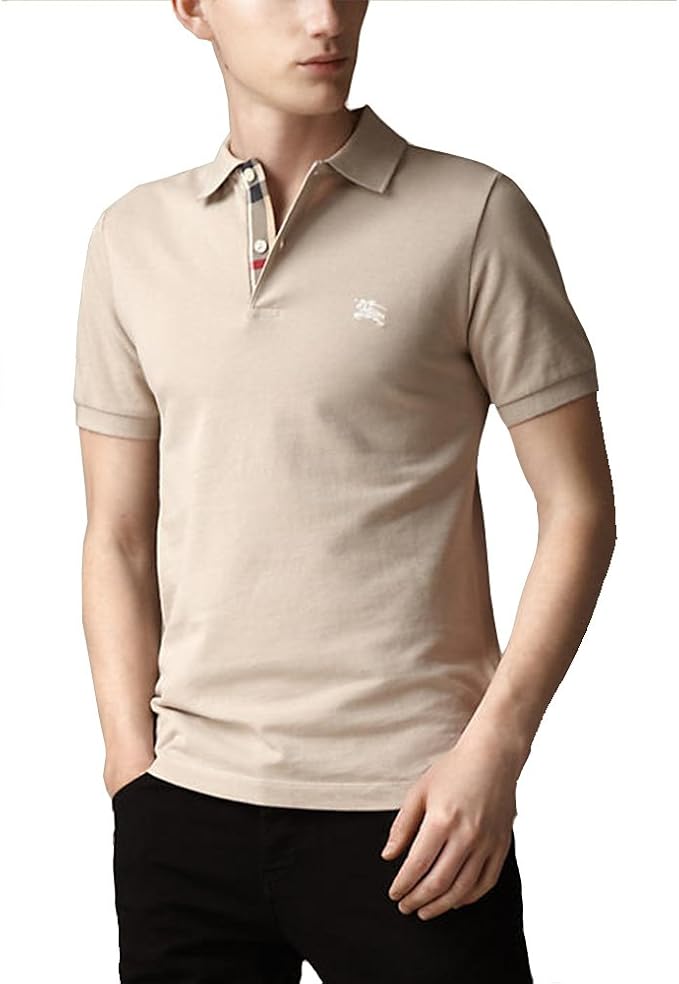 burberry brit 男式格子 polo 衫