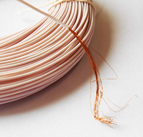 MGTF WIRE 0.07mm2 28AWG high purity OCC copper teflon PTFE USSR MIL 100m 320ft