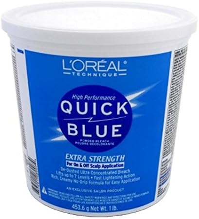 Loreal Quick Blue 头发漂白粉加强版1磅 473ml 3包 亚马逊中国 美容化妆