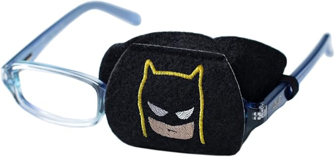 眼罩 - 左覆盖儿童蝙蝠侠眼玻璃眼罩