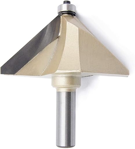 xmhf 1/2" 柄倒角铣刀钻头 45 度 5.08 厘米切割长度 碳化钨