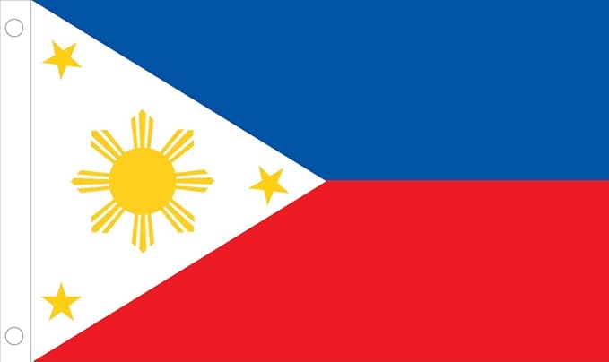 盟军旗帜户外尼龙菲律宾联合国旗,4 x 6 英尺