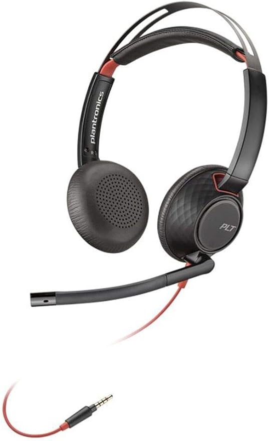 plantronics缤特力 替换耳机 blackwire c5220 双声道 3.5 毫米