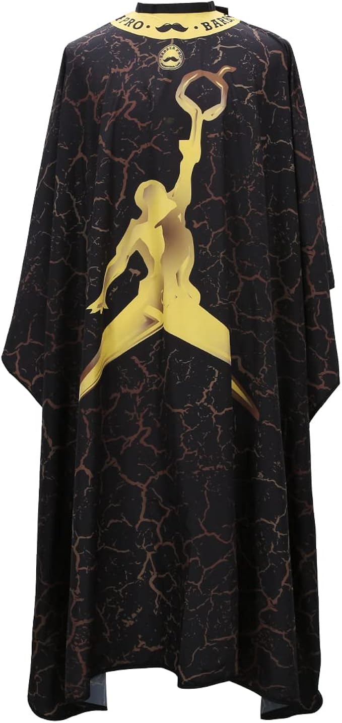 barber cape 男士理发披风,带按扣封口,专业美发师沙龙披风,50 x 60