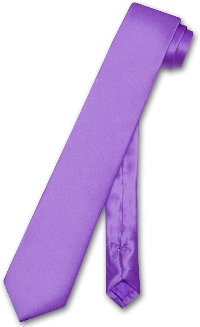 biagio * 丝绸窄领紧身紫色靛蓝色男式 2.5 英寸(约 6.3 厘米)领结