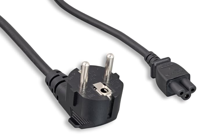 cablelera zada42sa-06 欧洲笔记本线 90 度插头至 iec320 c5 6 18 a