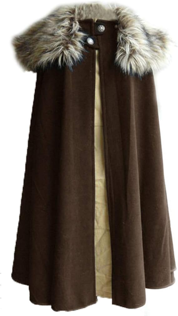 男式维多利亚时代蒸汽朋克斗篷天鹅绒柔软斗篷中世纪主角色扮演服装