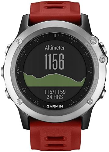garmin 佳明 fenix3 飞耐时3 时尚红国行英文版 男士 户外gps运动腕表