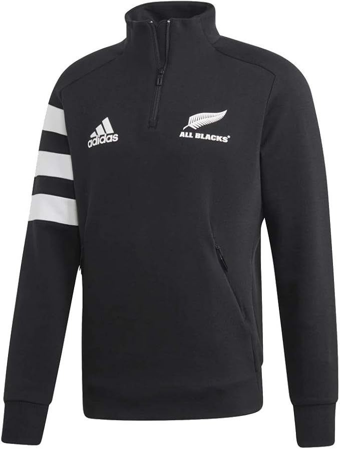 adidas 阿迪达斯 all blacks 1/4 拉链抓绒衫