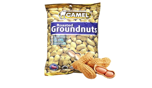 新加坡进口花生camel 骆驼牌香烤花生1g 袋进口带皮花生米 亚马逊中国 食品