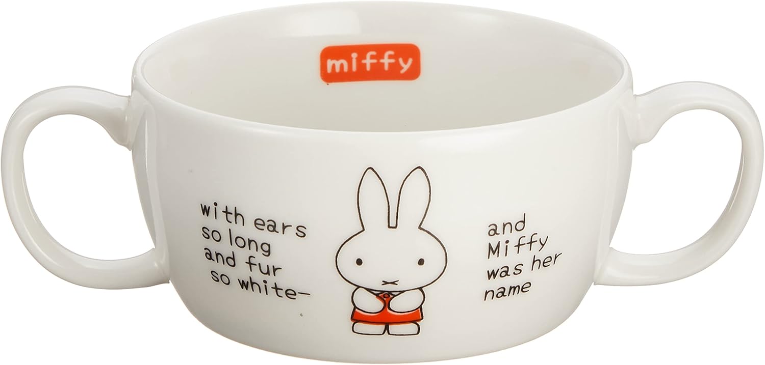 Dick Bruna Miffy First Story 米菲brion 双手汤杯 直径9 5厘米白色 亚马逊中国 厨具